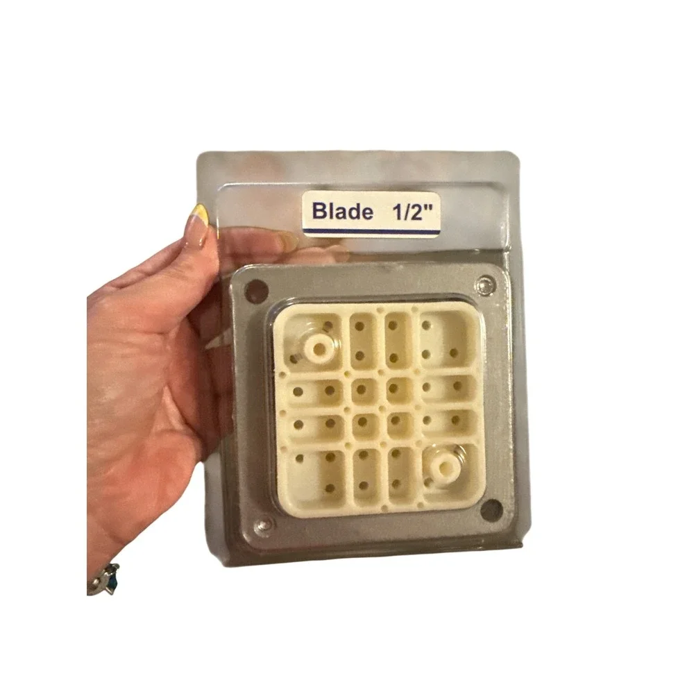Vevor Replacement Chopper Blade 1/2 Inch Silver Square Dicer Grid